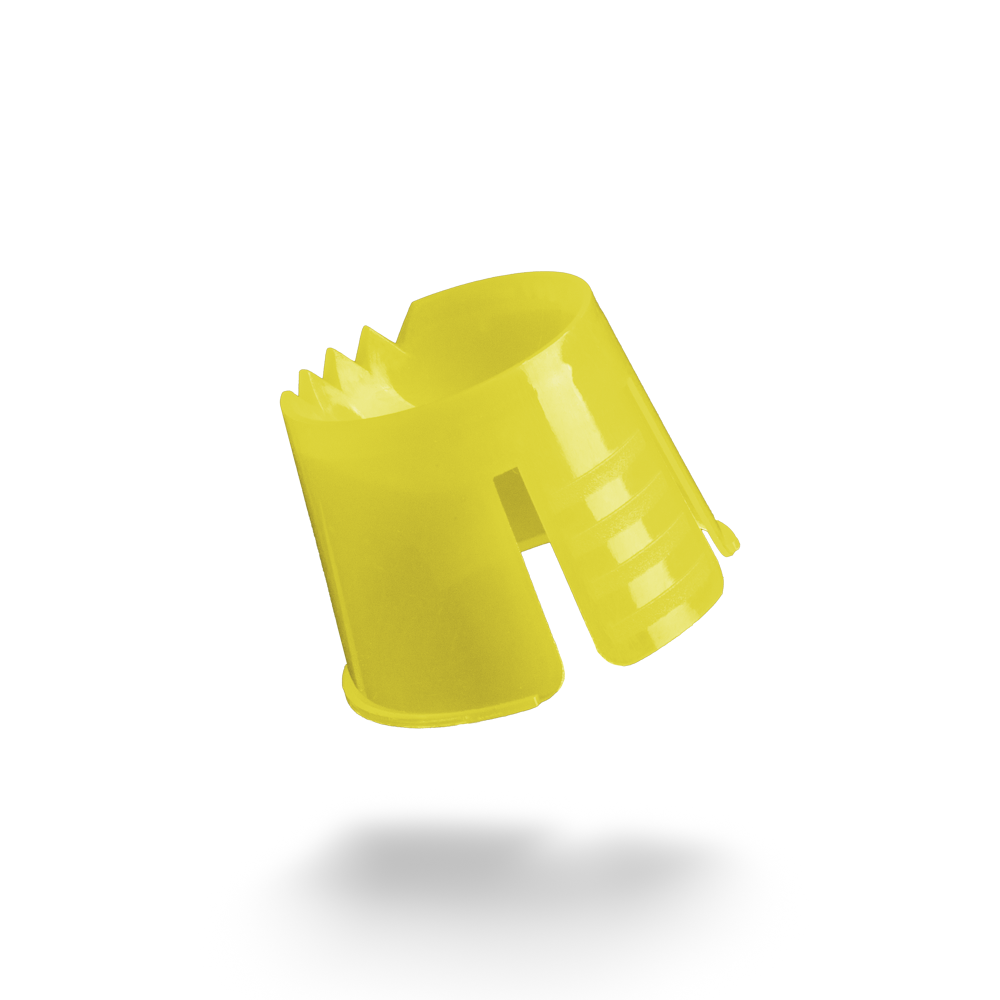 PP Disposable dappen container, colour yellow, polypropylene: buy dappen container for clean portioning and mixing of dental materials for dental treatments.