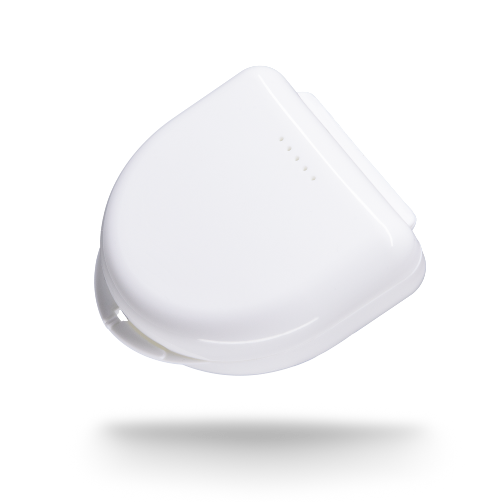 PP Dental splint box for adults, 65 x 58 x 20 cm, colour white, polypropylene: buy stable and robust splint box for storing dental splints and bite guards as dental supplies.