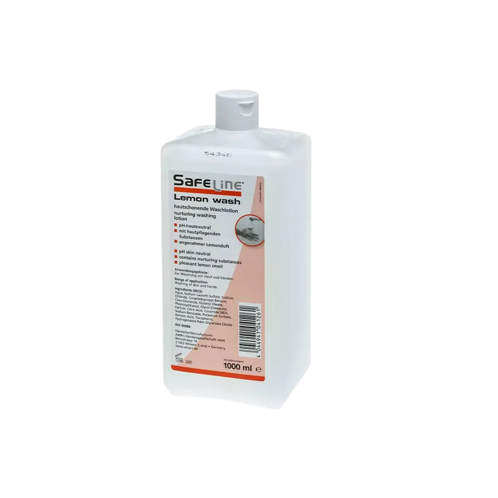 Washing lotion, 1 l, lemon, Safeline Lemon Wash