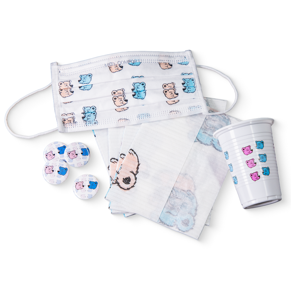 Dental Happy kids set, Bear Print