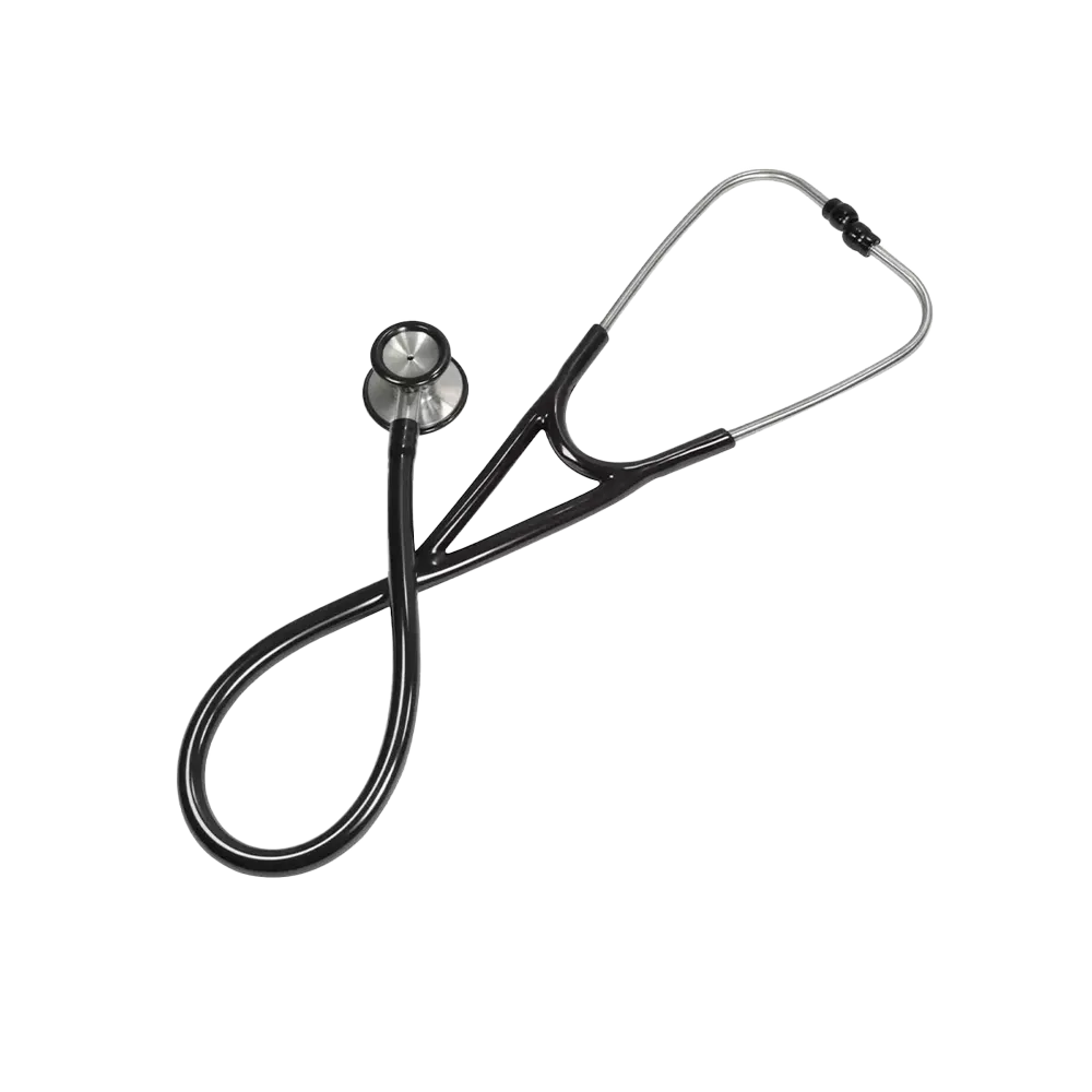 Double head stethoscope deluxe, colour black, Med-Comfort