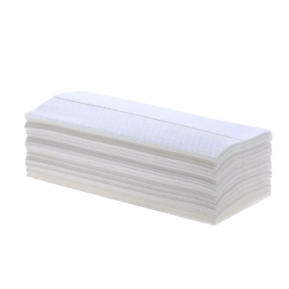 Airlaid sheets, colour white, Z-fold, 20 x 25 cm, bulk pack