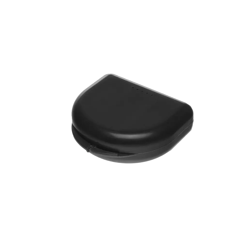 PP Dental splint box for adults, 65 x 58 x 20 cm, colour black, polypropylene: buy stable and robust splint box for storing dental splints and bite guards as dental supplies.