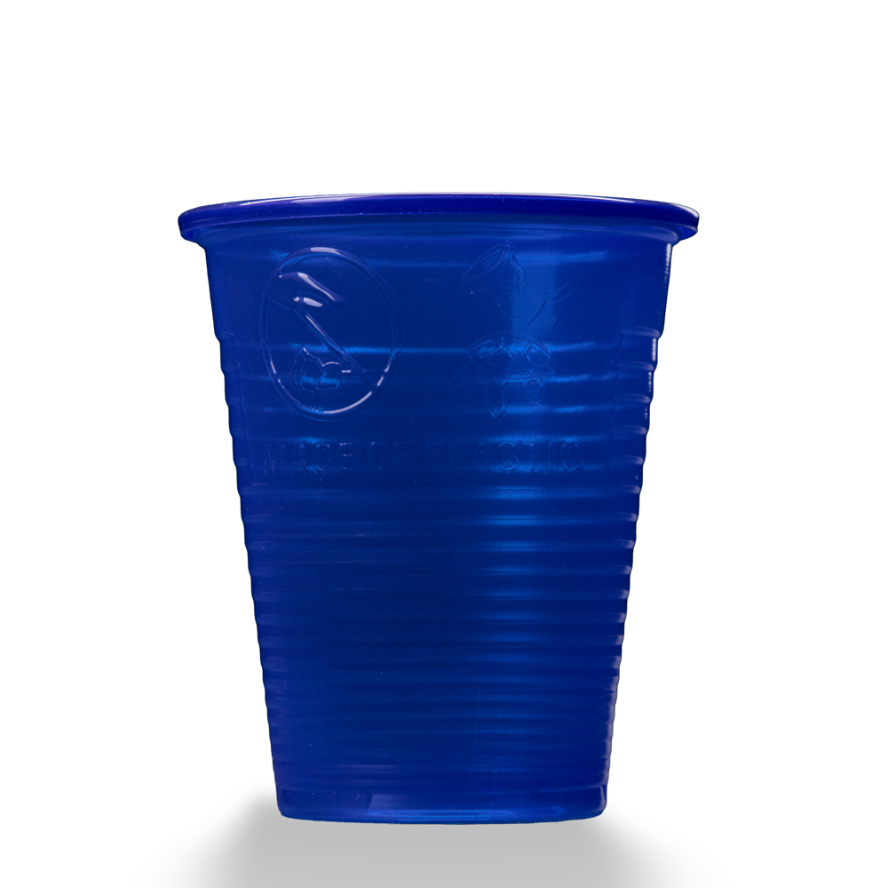 PP Mouth rinsing cup, 180 ml, colour blue, polypropylene: buy sturdy, non-slip PP Mouth rinsing cup with rounded rim for dental treatments.