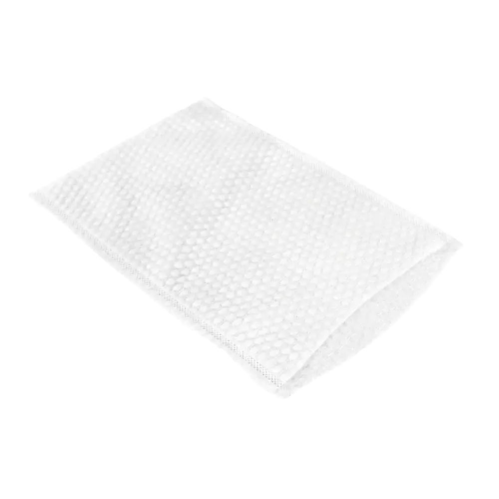 3D disposable flannel, white, molton, Med-Comfort: buy nubbed 3D disposable flannel made of molton with hygienic ultrasonic seam, as a practical disposable item.