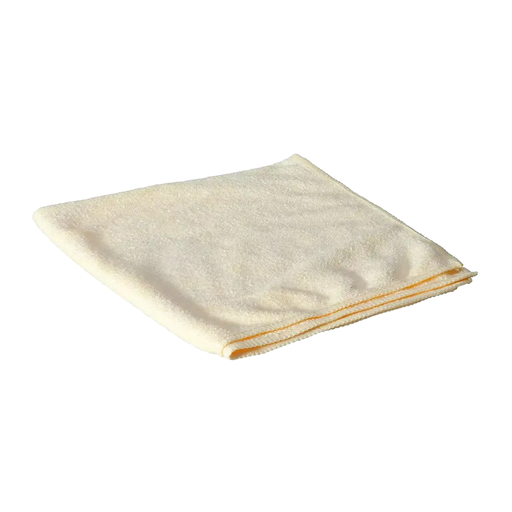 Microfibre cloth, colour yellow, 40 x 40 cm, Clean-Comfort: buy washable microfibre cloths for cleaning in different colours for different hygiene areas.