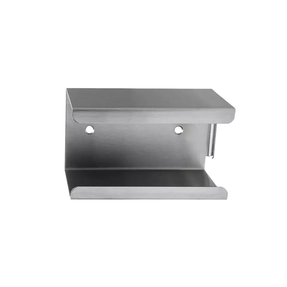 Holder for mouth protection boxes 3-ply, 182 x 103 x 96 mm, stainless steel: buy holder for hygienic and easy single removal of three-ply surgical masks.