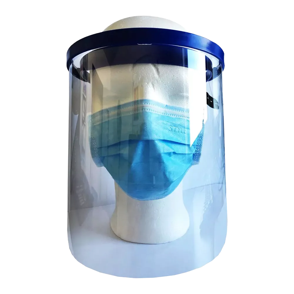 Replacement full face shield, blue, Solidsafety
