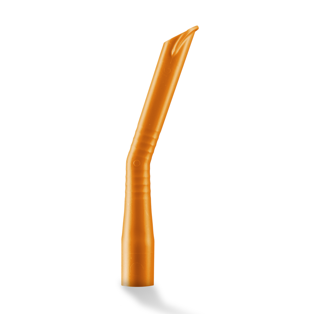 Dental suction cannulas for adults, size 124 x 16 mm, colour orange, Med-Comfort: buy suction cannulas for dental treatments.