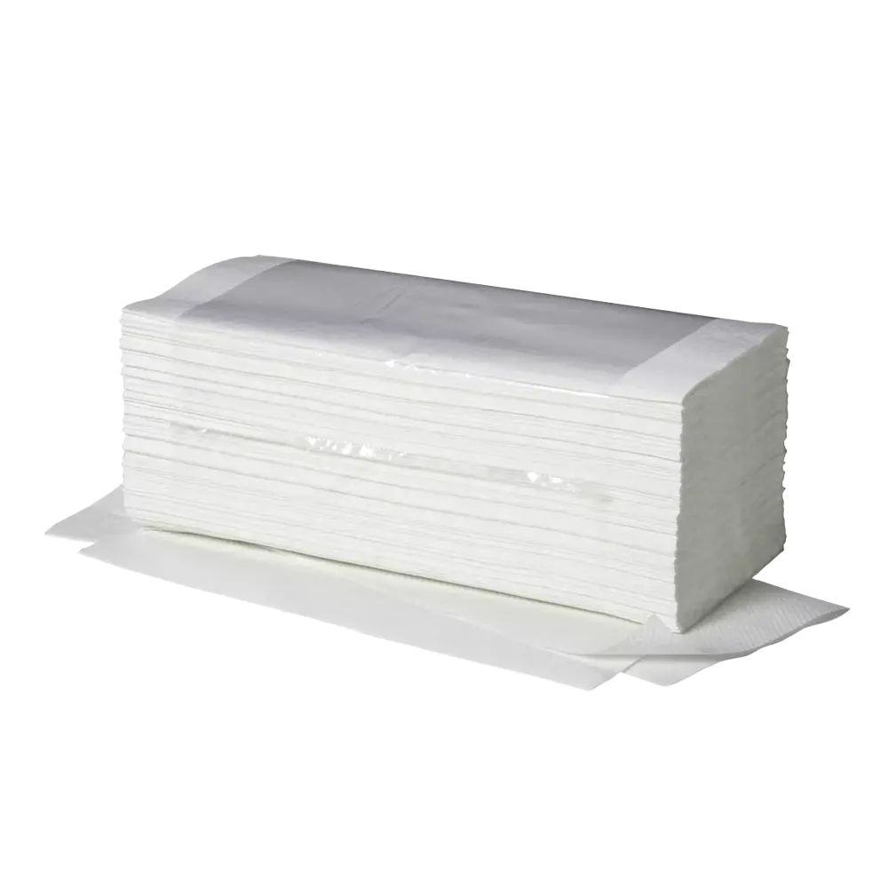 Folded towels, colour white, 25 x 23 cm, Ideal