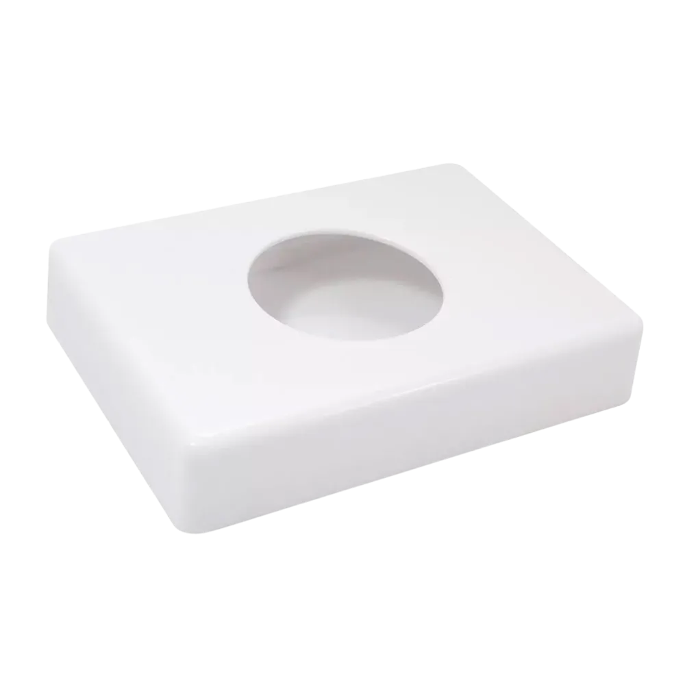 PP Holder for hygiene bags, 138 x 98 x 26 mm, white, polypropylene