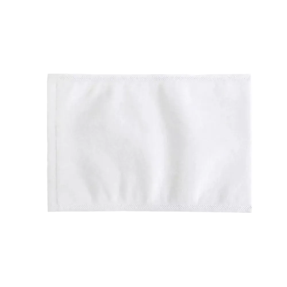 Disposable washcloth, white, fleece, Eco-Plus