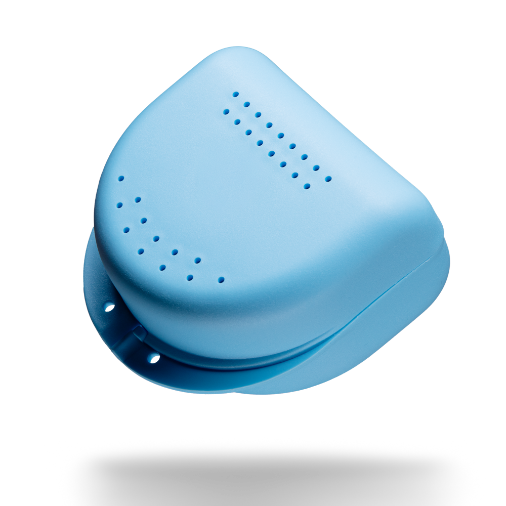 PP Dental braces box for adults, 80 x 80 x 45 cm, light blue, polypropylene: buy sturdy and robust braces box for storing dental braces.