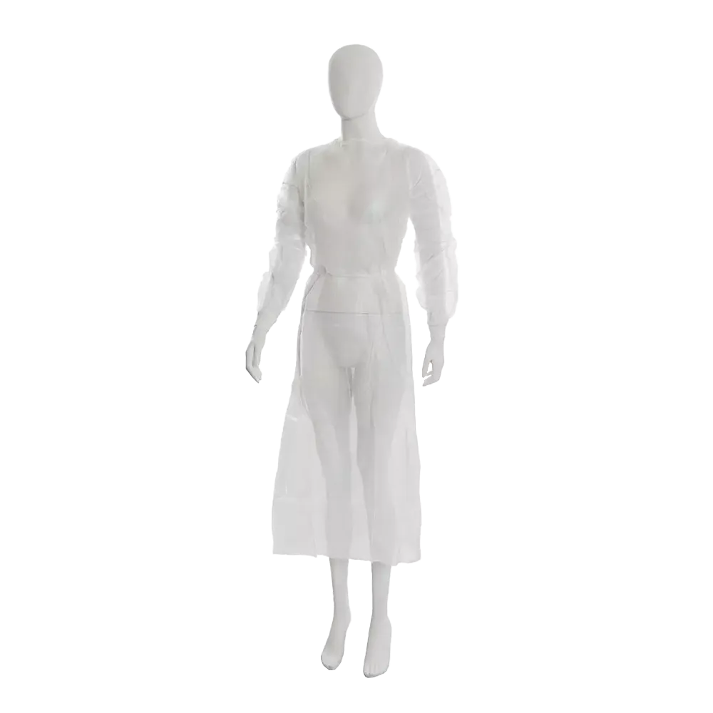 PP Disposable visitor gown, size L, XL, colour white, non-woven, Med-Comfort