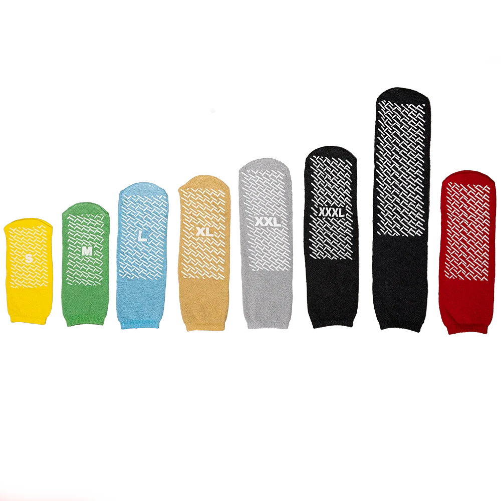 Anti-slip socks, size Universal, red, Med-Comfort: buy comfortable anti-slip disposable socks for wards and patients.