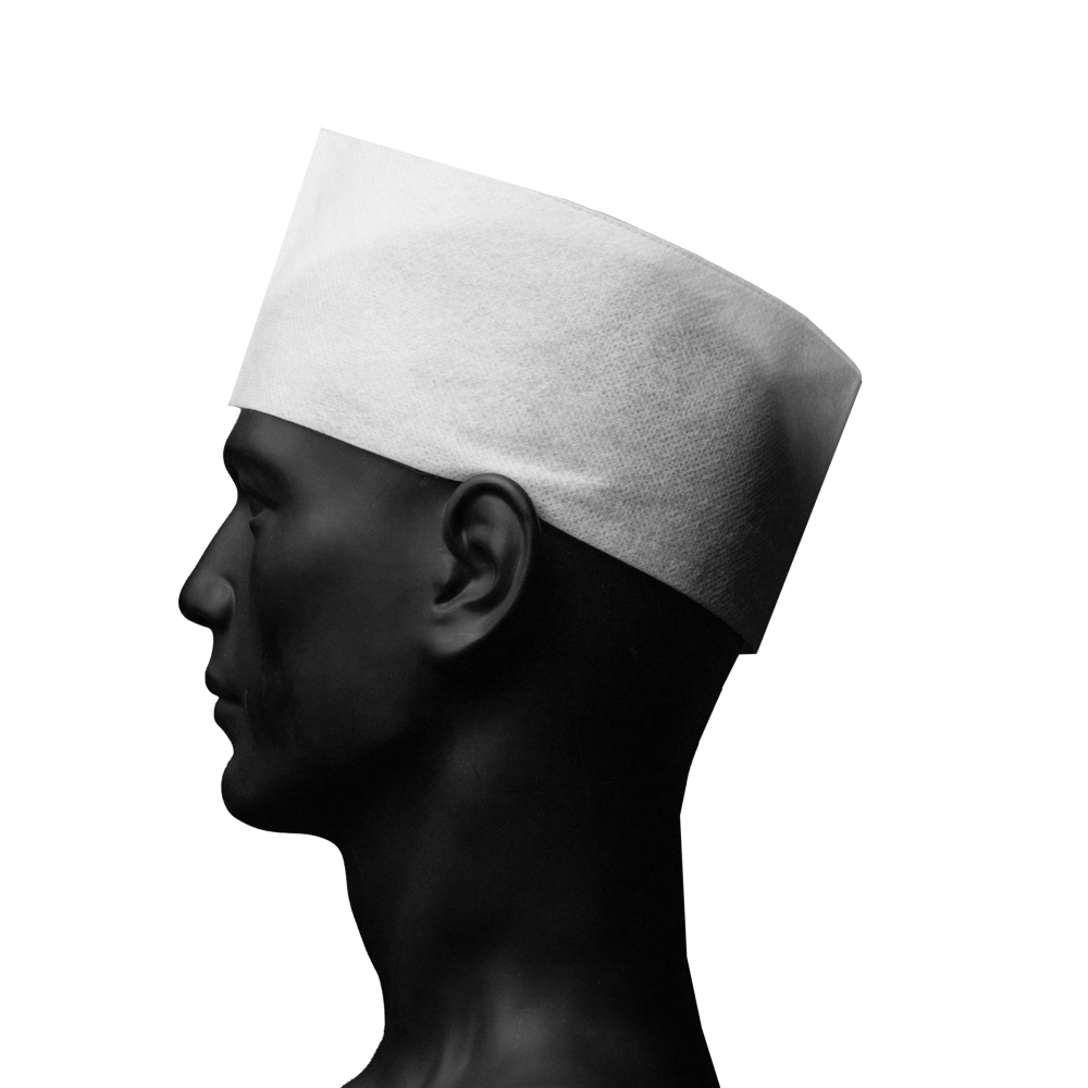Boat bonnet made of fleece , colour white, size unisize