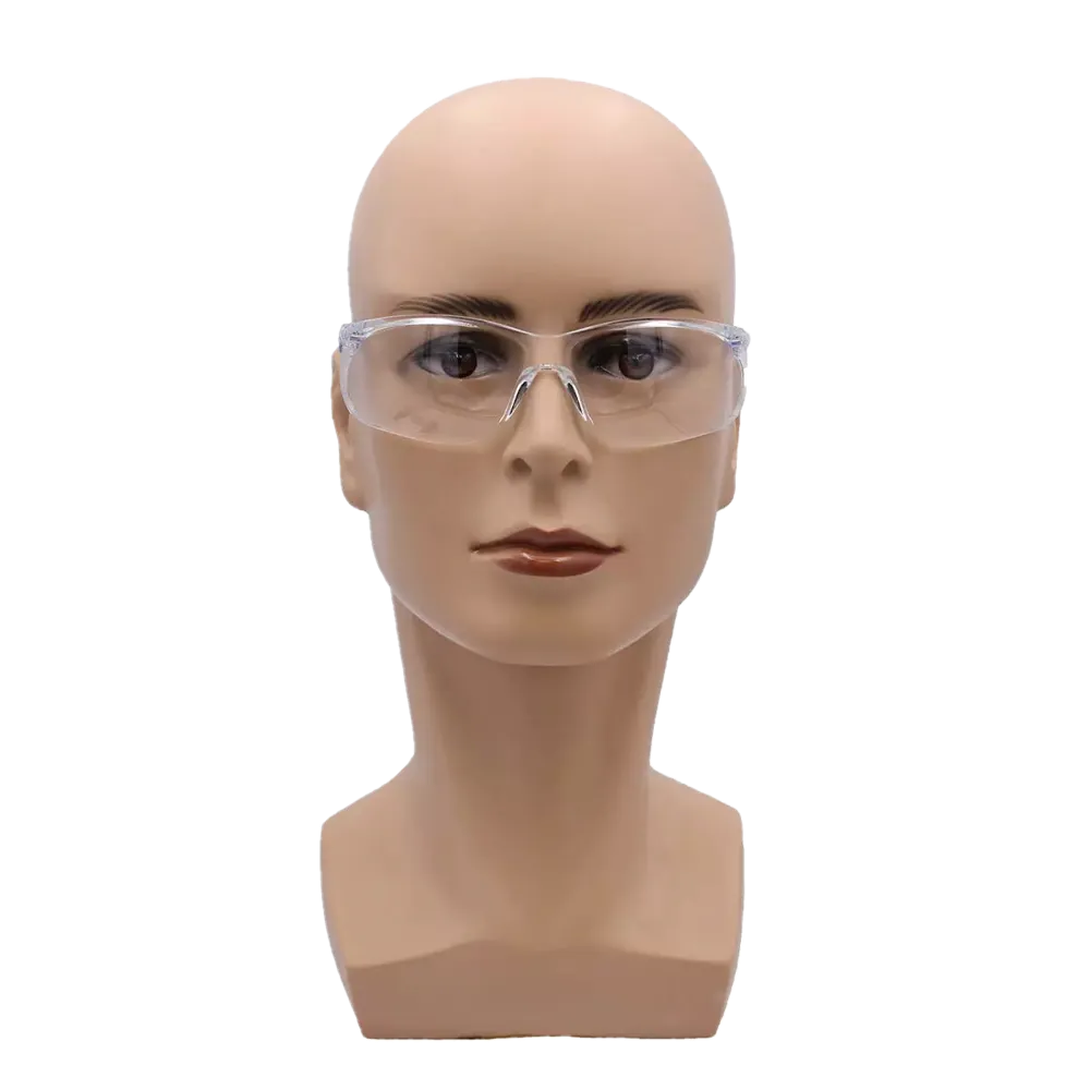 Leisure and safety goggles, colour transparent, Foggy light: buy safety goggles with blue, flexible and thin temples for industry, construction, agriculture and forestry, crafts, sports and leisure as PPE.