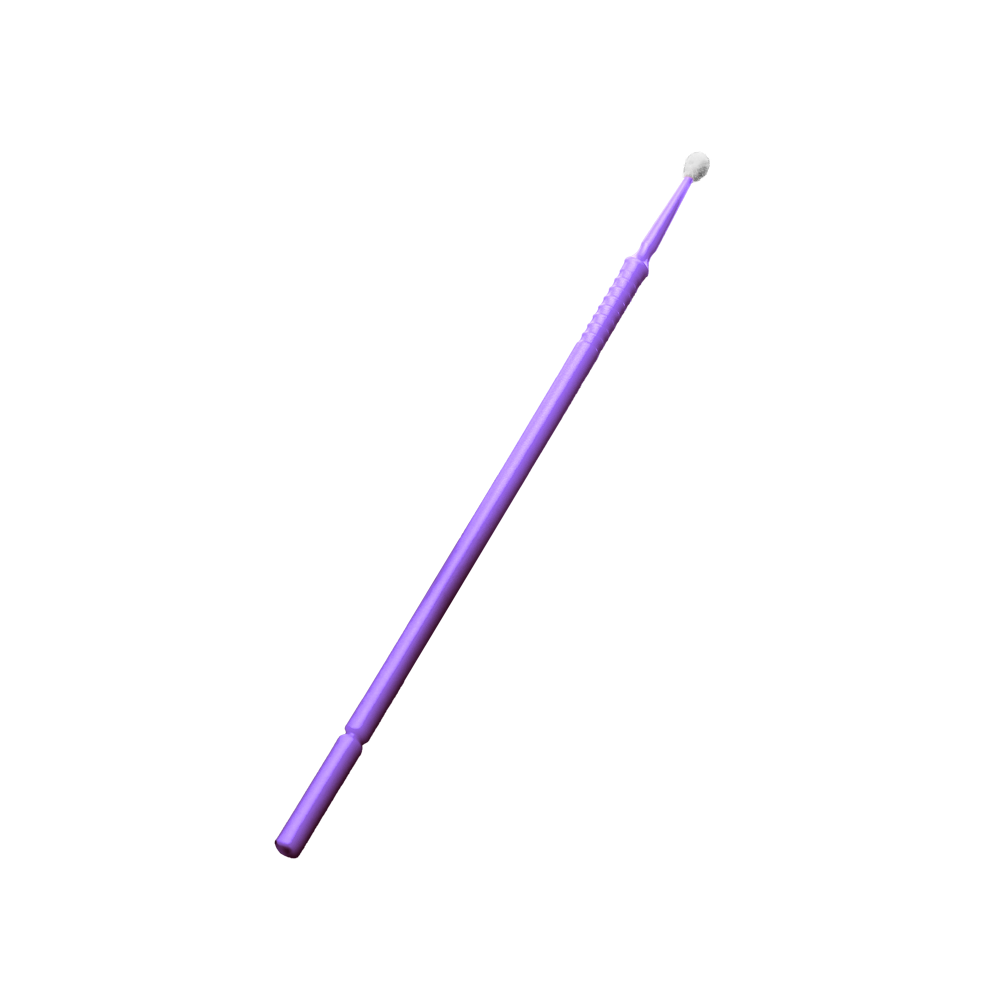 Disposable micro-applicators, 10cm, purple, regular, plastic, nylon, Med-Comfort: buy acid-proof, lint-free and flexible micro-applicators for applying pastes, liquids for dental use.