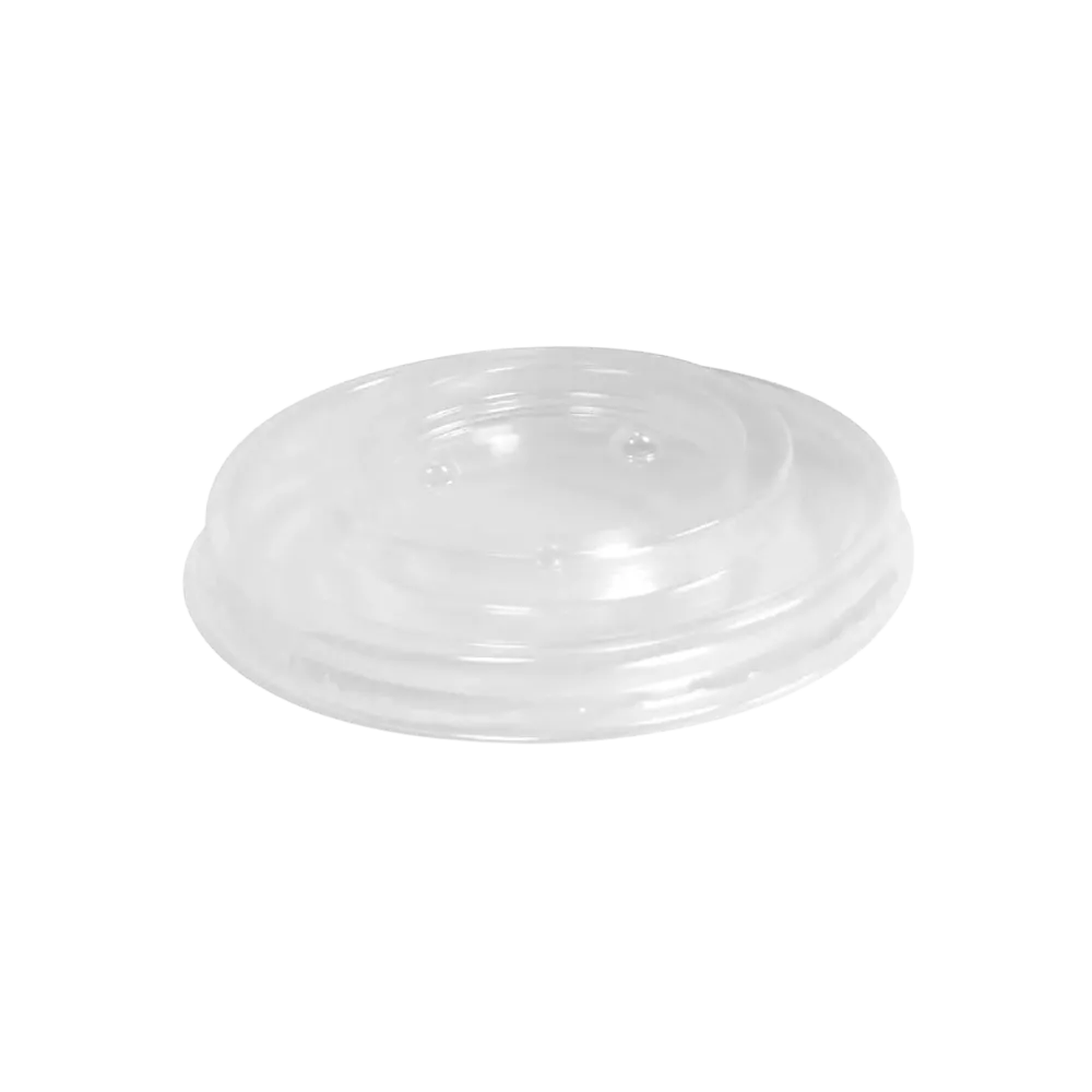 Lid for hard paper mouth rinsing cup, transparent