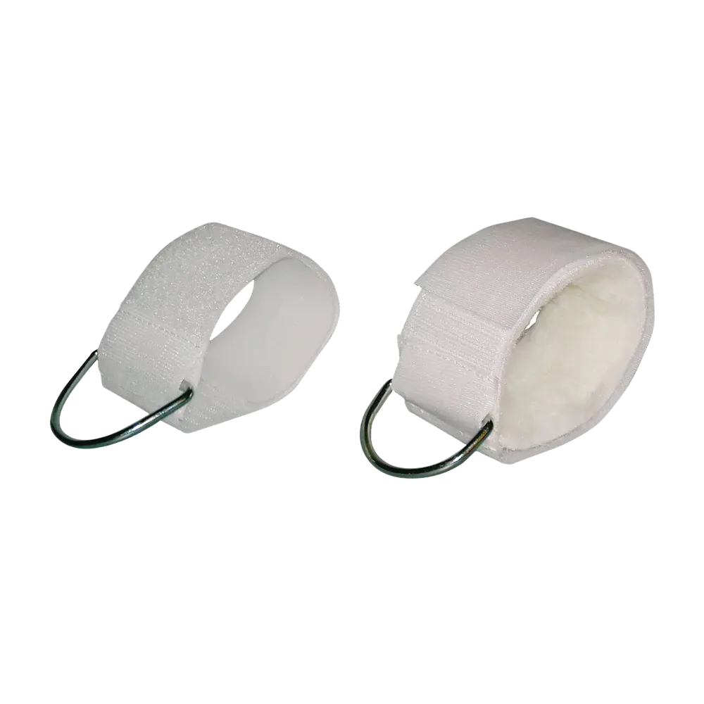 Articulated cuff, white, 40 x 5 cm