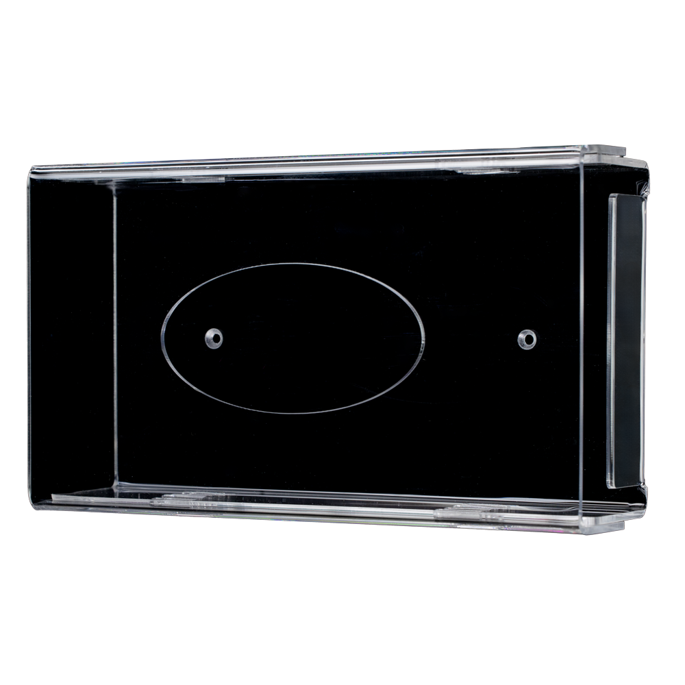 Disposable glove dispenser, glove dispenser holder, 250 x 135 x 55-90 mm, transparent, acrylic: buy flexible adjustable dispenser for hygienic and easy single removal of glove boxes.