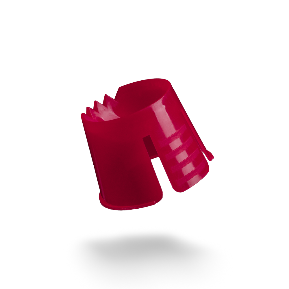 PP Disposable dappen container, colour wine red, polypropylene: buy dappen container for clean portioning and mixing of dental materials for dental treatments.