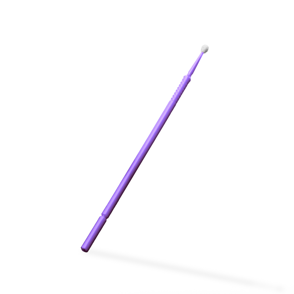 Disposable micro-applicators, 10cm, purple, regular, plastic, nylon, Med-Comfort: buy acid-proof, lint-free and flexible micro-applicators for applying pastes, liquids for dental use.