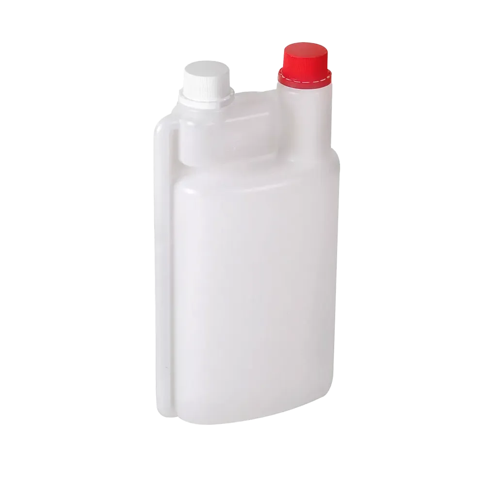 Dosing bottle, 1l, white, red