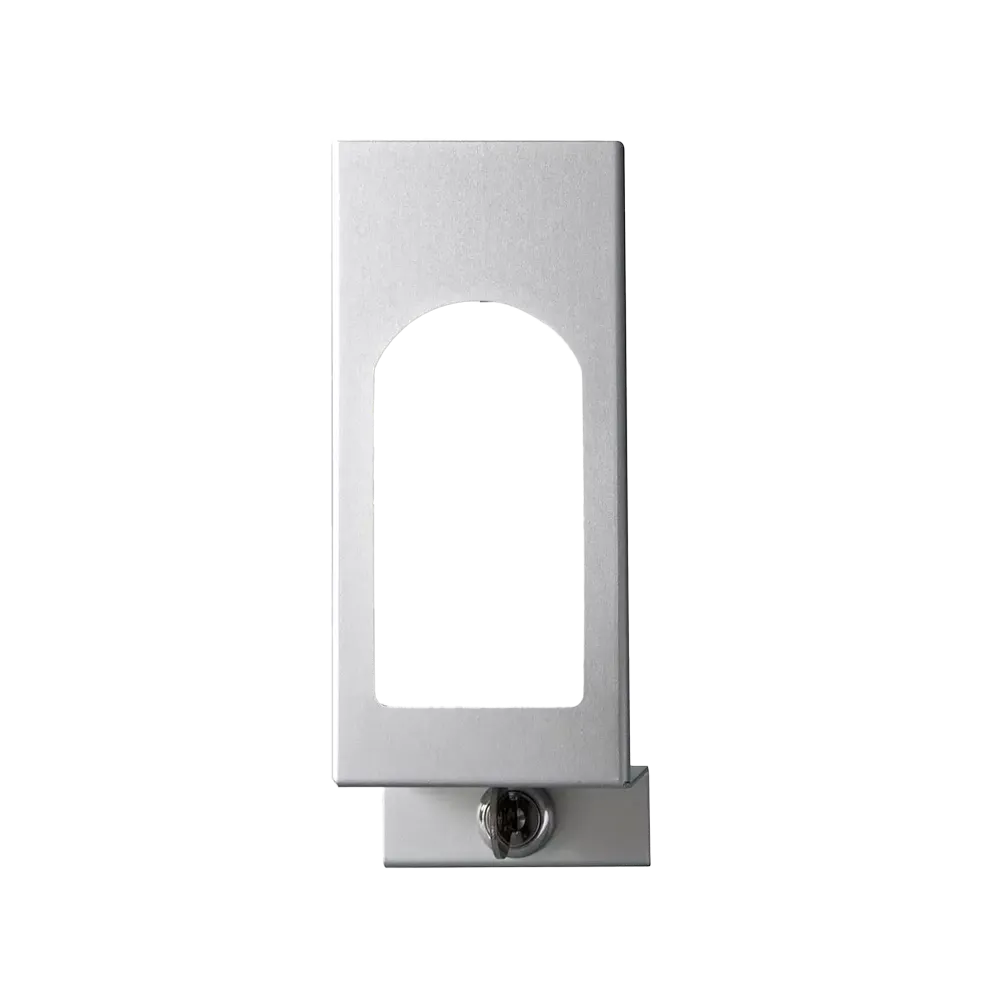 Front cover for wall dispenser for 1000 ml liquid soaps and disinfectants