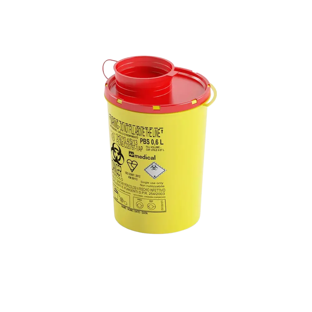 CP Syringe disposal box, 0,6 l