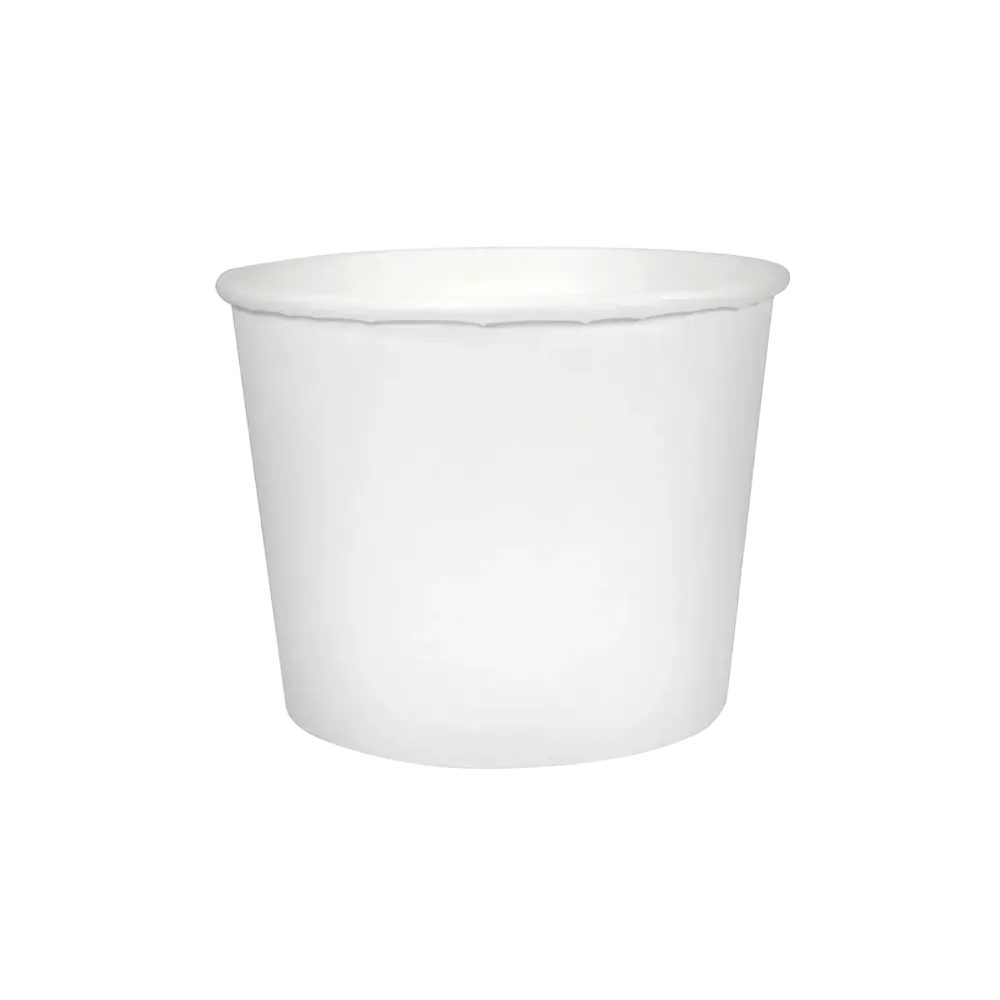 Hard paper mouth rinse cup, 219 ml, colour white