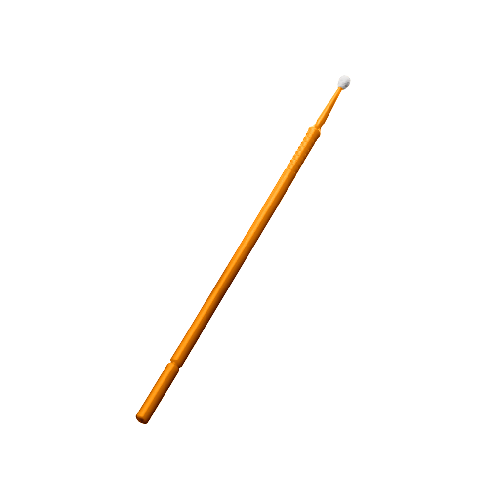 Disposable micro-applicators, 10cm, orange, regular, plastic, nylon, Med-Comfort: buy acid-proof, lint-free and flexible micro-applicators for the application of pastes, liquids for dental use.