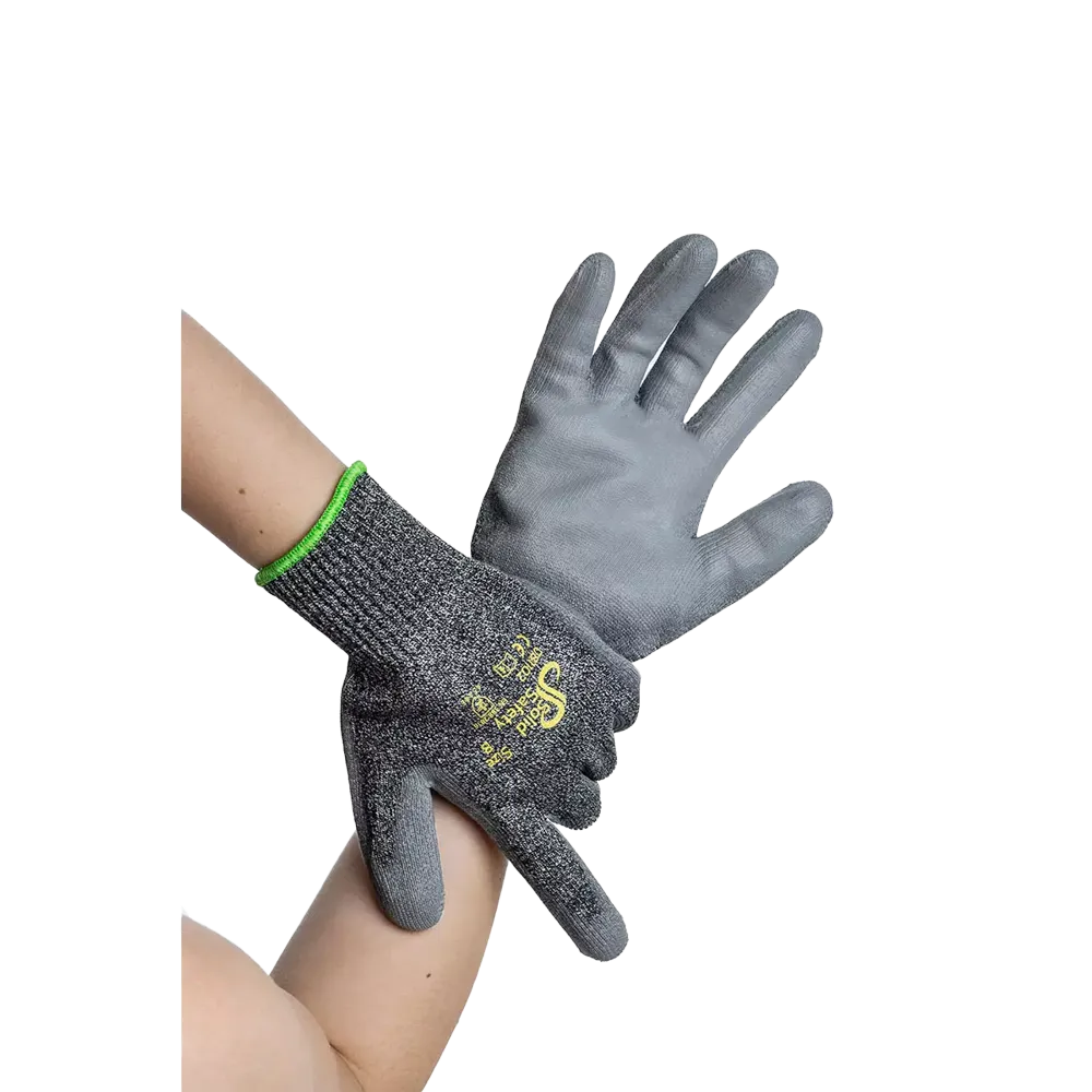 Cut resistant gloves, size 7, grey, SolidSafety Cut High: buy cut